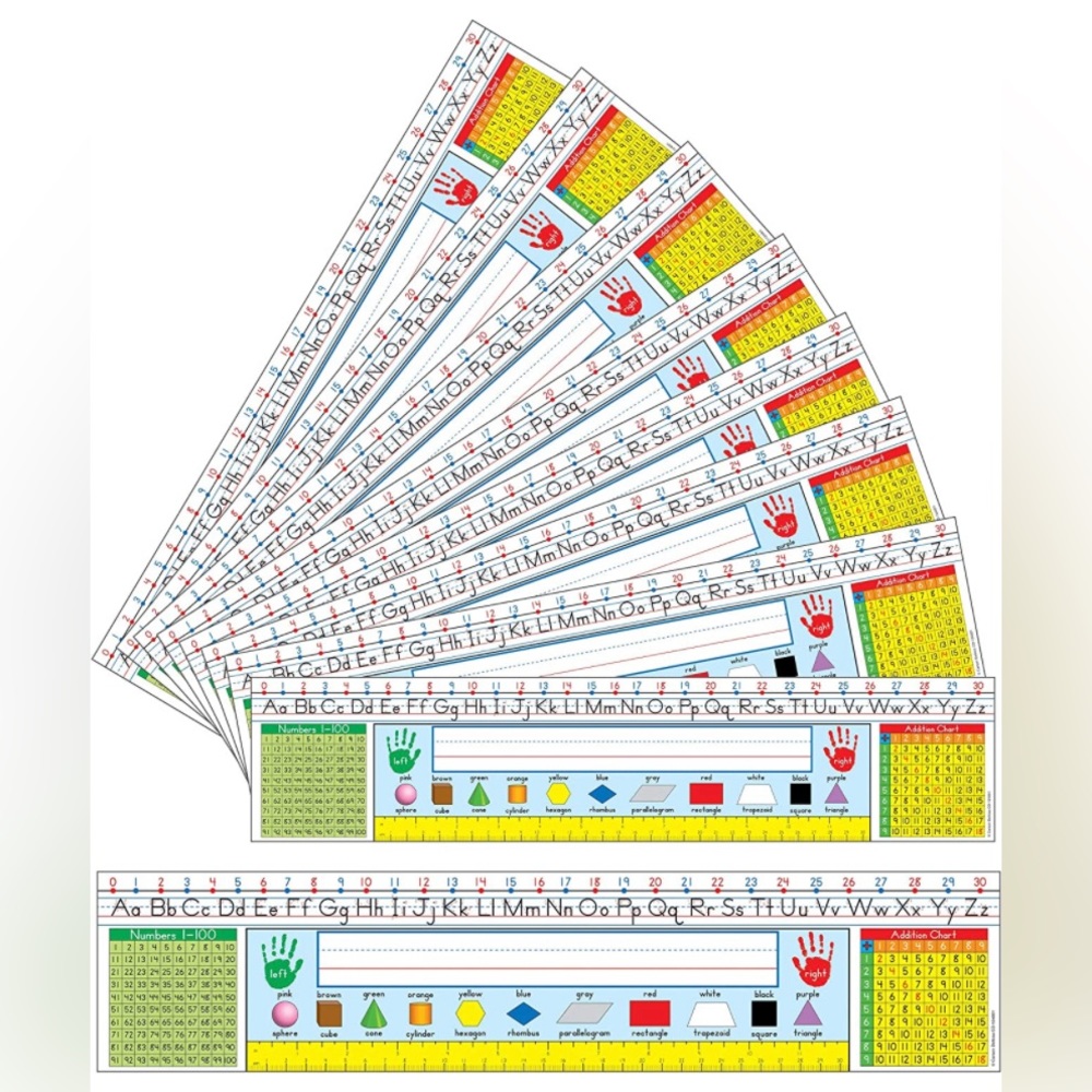 ⭐️5/$25 | Student Name Desk Plates | 30 pack self-adhesive backing